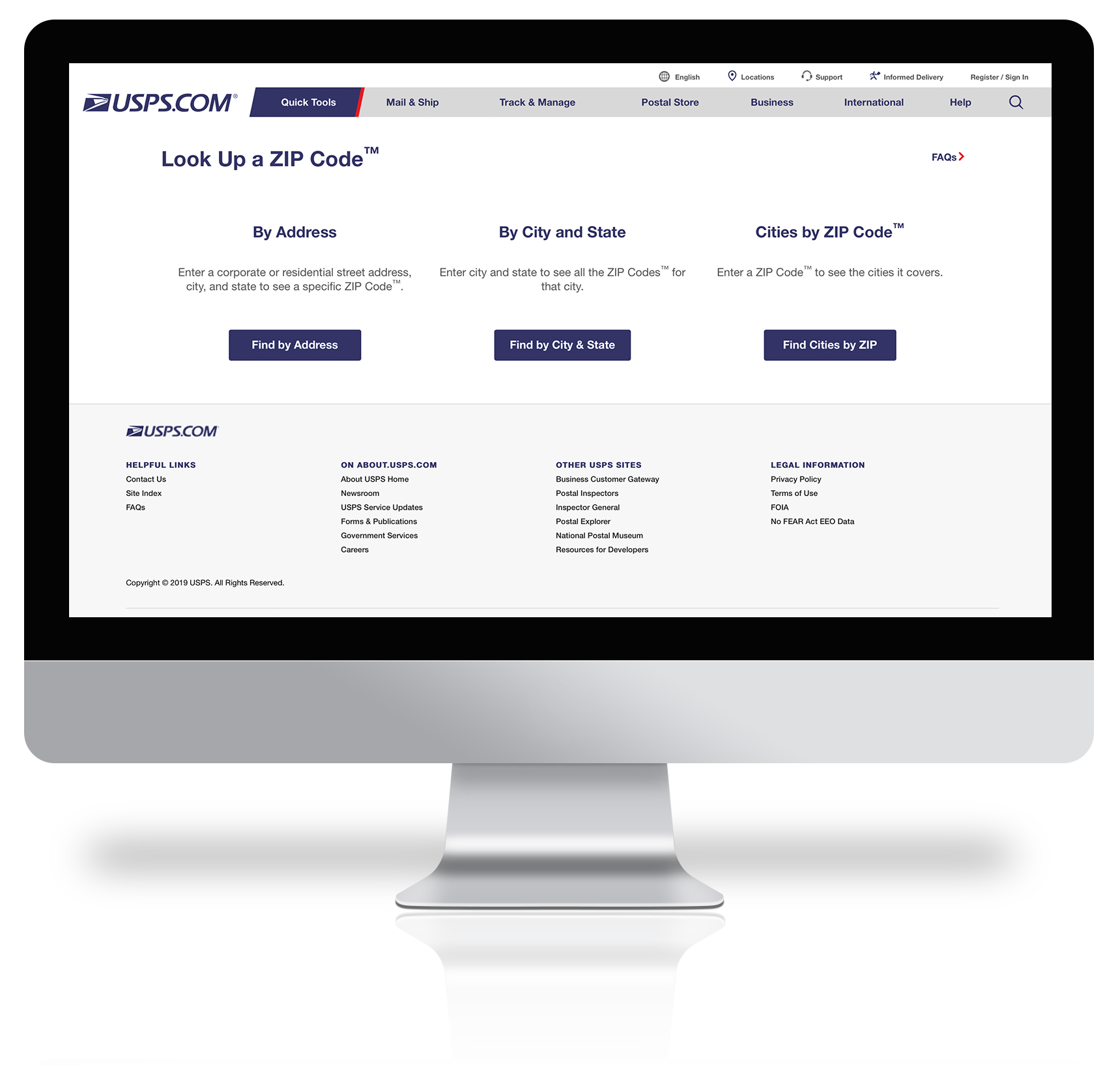 
USPS Zip Code Look Up